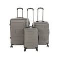 thumbnail image 1 of Nicci Deco Plastic 3-Piece Luggage Set Charcoal (CRL010-Char), 1 of 5
