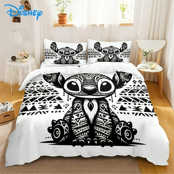 3-piece bedding set, soft polyester fiber, all-season, machine washable, zipper closure, digital print, includes duvet cover and 2 pillowcases, anime-themed bedroom decor