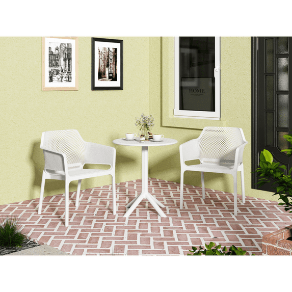 3 piece plastic arm chair Bistro GRS Premium Ocean Plastic