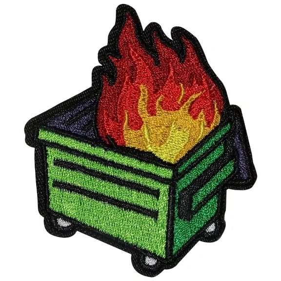 3 pieces of bright flame embroidery patches, multi-color hot melt adhesive, dynamic flame design, suitable for DIY crafts and clothing repair