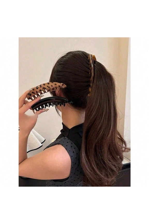 3 pieces, special hairpin for multi-volume hair, women's high ponytail large banana clip, back head clip, hairpin vertical clip, twist clip hair accessories.