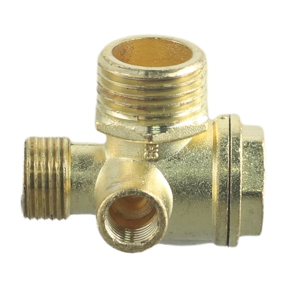 3-port Zinc Alloy Air Compressor Check Valve Central Pneumatic Valves Thread