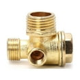 thumbnail image 1 of 3-port Zinc Alloy Air Compressor Check Valve Central Pneumatic Valves Thread, 1 of 5