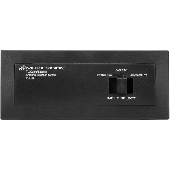 3 position antenna switch box, with 3 inputs and 1 output, suitable for TV/-/cable TV