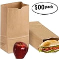 thumbnail image 1 of 3 pound lunch bags 500 brown paper lunch bags 3 lb brown paper sacks lunch sandwich brown paper bags 3 Pound Lunch Bags, Party Bags Pack of 500 brown lunch bags bulk brown, 1 of 4