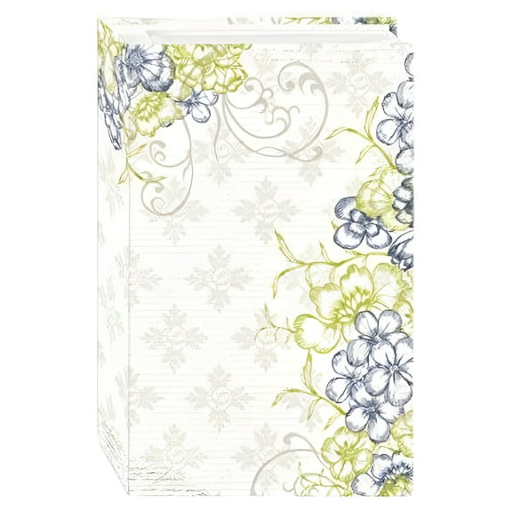 3-ring 3-up slip-in pocket COBALT BREEZE album ready for 500 photos - 4x6