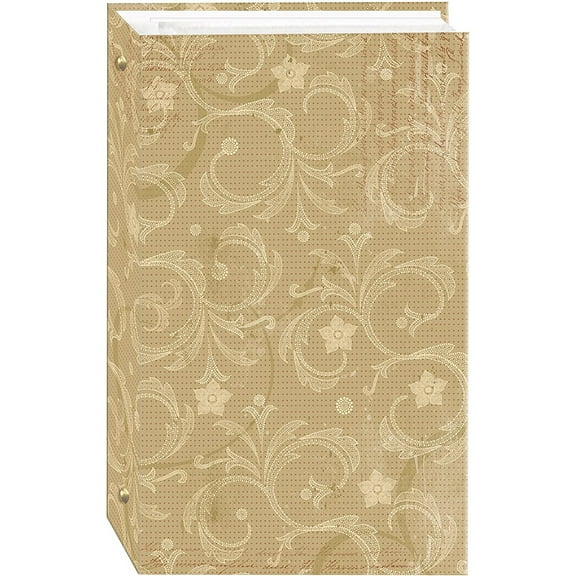 3-ring 3-up slip-in pocket JASIMINE pattern album for 300 photos - 4x6