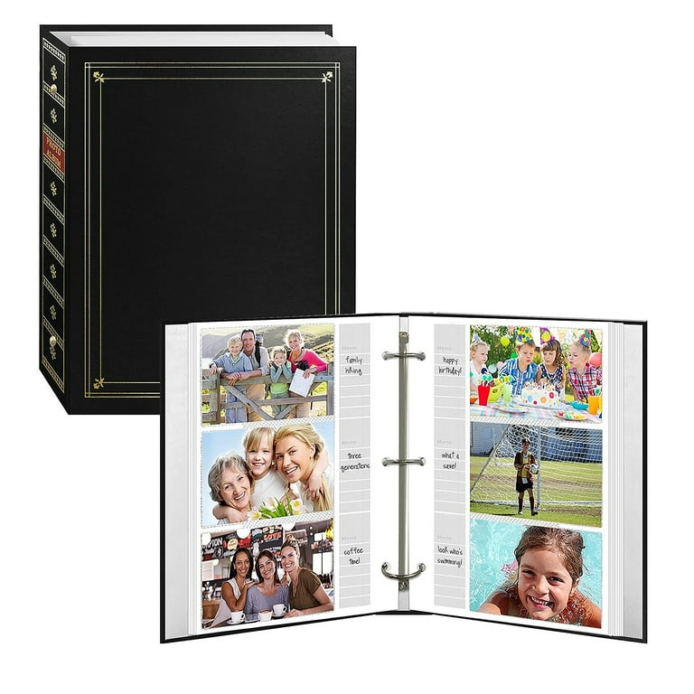 Buy Black Line Maxi Photo Album 30x33 cm (100 Black pages / 50 sheets) here  