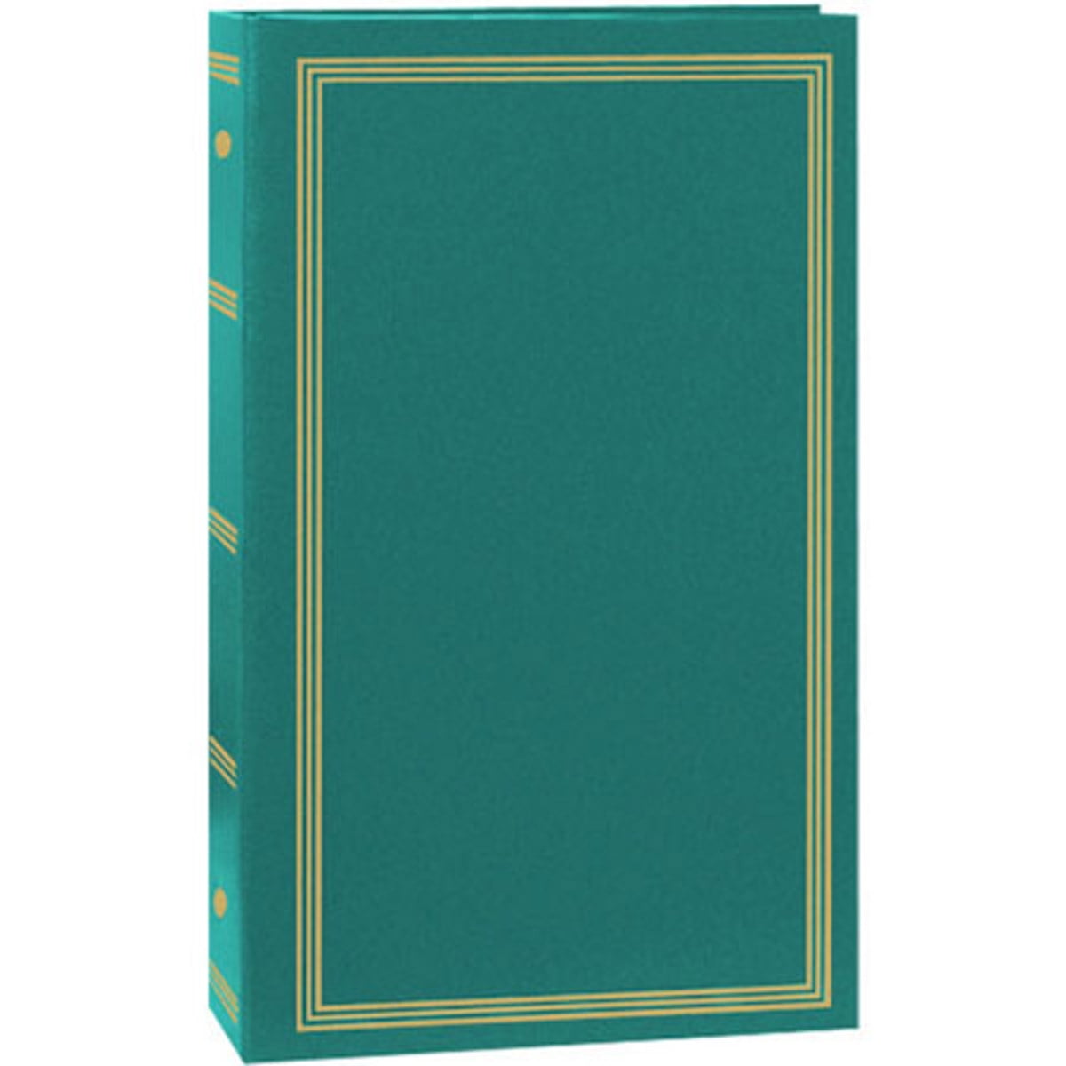 Pioneer Photo Album Classic 3 Ring Photo Album with Gold Trim, Holds 300 4x6" Photos, 3 Per Page, Teal