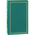 thumbnail image 1 of Pioneer Photo Album Classic 3 Ring Photo Album with Gold Trim, Holds 300 4x6" Photos, 3 Per Page, Teal, 1 of 3