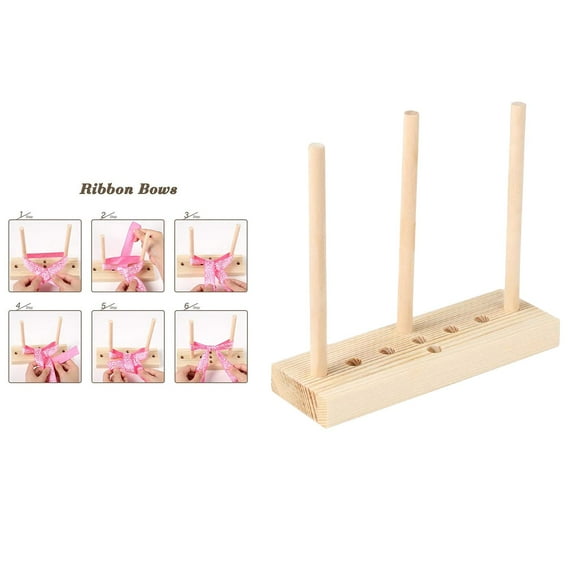 3-rod Maker Corsages Party Decorations Bows Making Wrapping Hair Bowknot Craft DIY