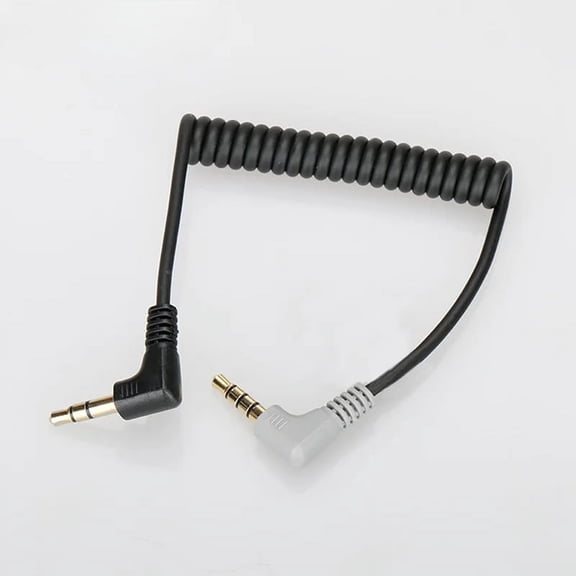 3-section To 4-section TRS Male Wireless Microphone Audio Cable for Cell Phone Camera Recording