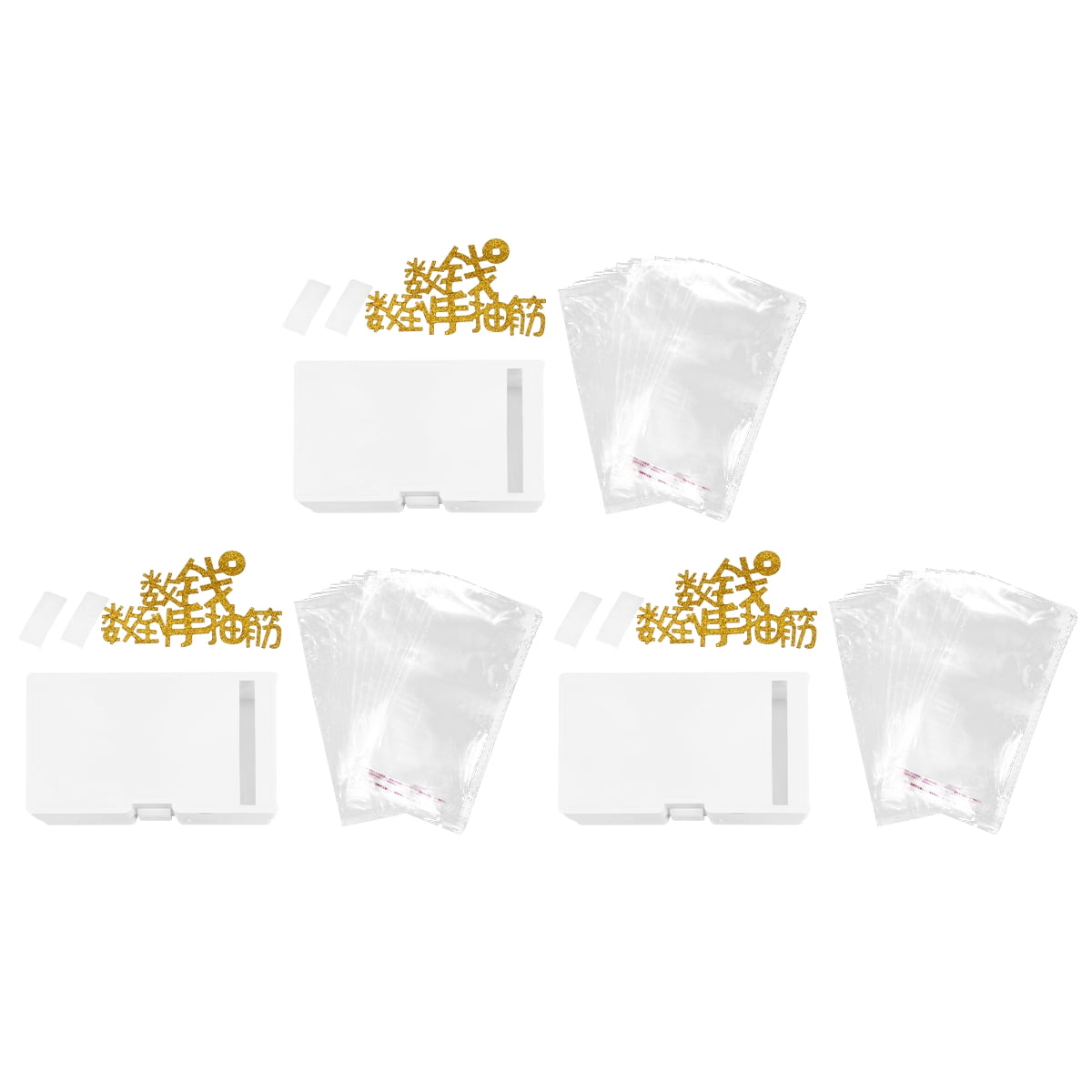 3 sets of Cake Money Box Money Pulling Cake Making Mold Birthday Party