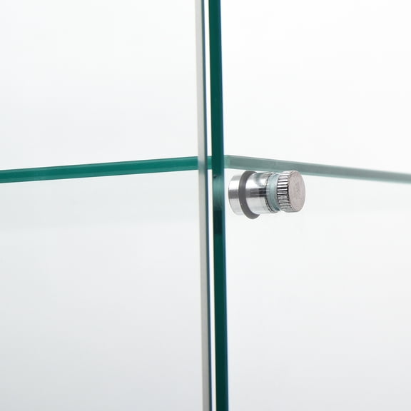 3 - shelf glass display cabinet with large weight - bearing capacity for storing medals and toys