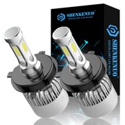 3-side 9003 H4 LED Headlight Bulbs for Toyota Yaris 2004-2019 2pc