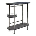 thumbnail image 1 of 3-tier Bar Unit Black Nickel and Black Oak, 1 of 2