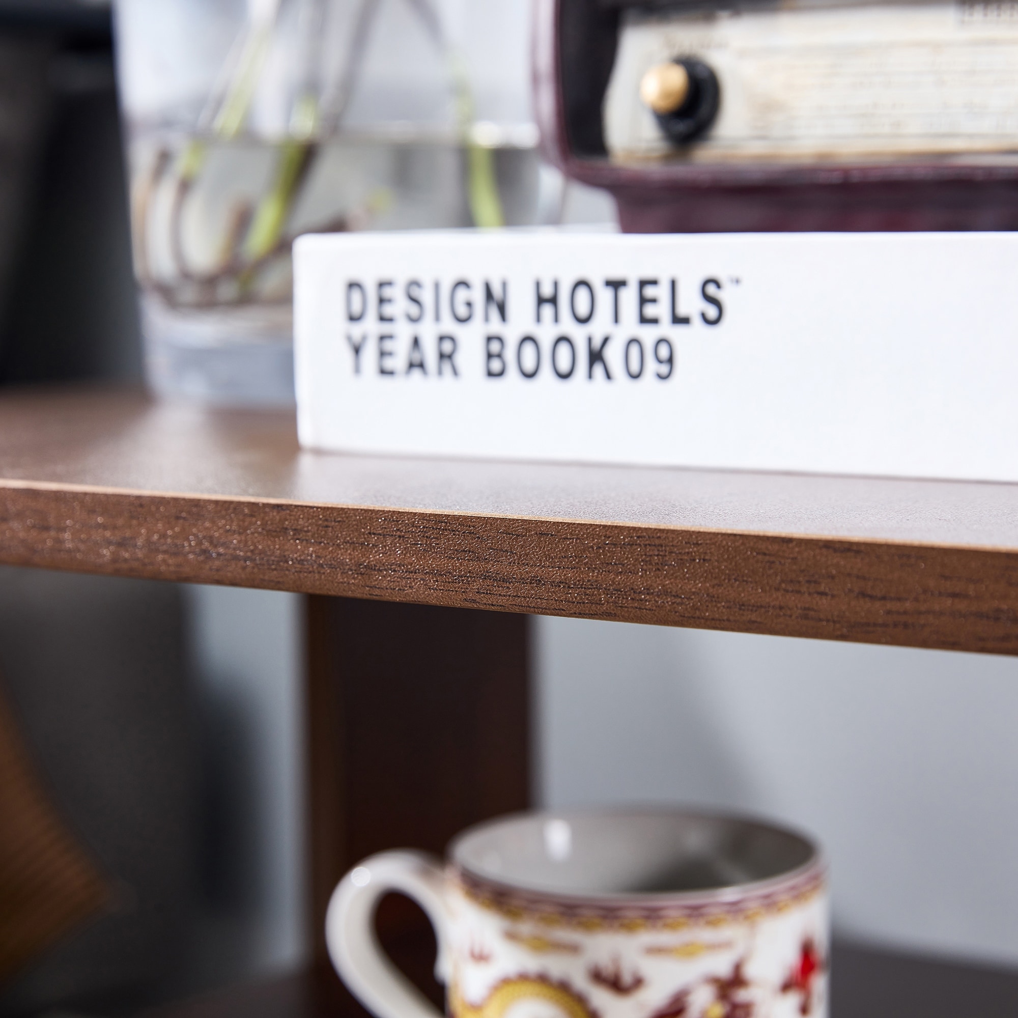 3tier Square Wooden Frame side table Brown