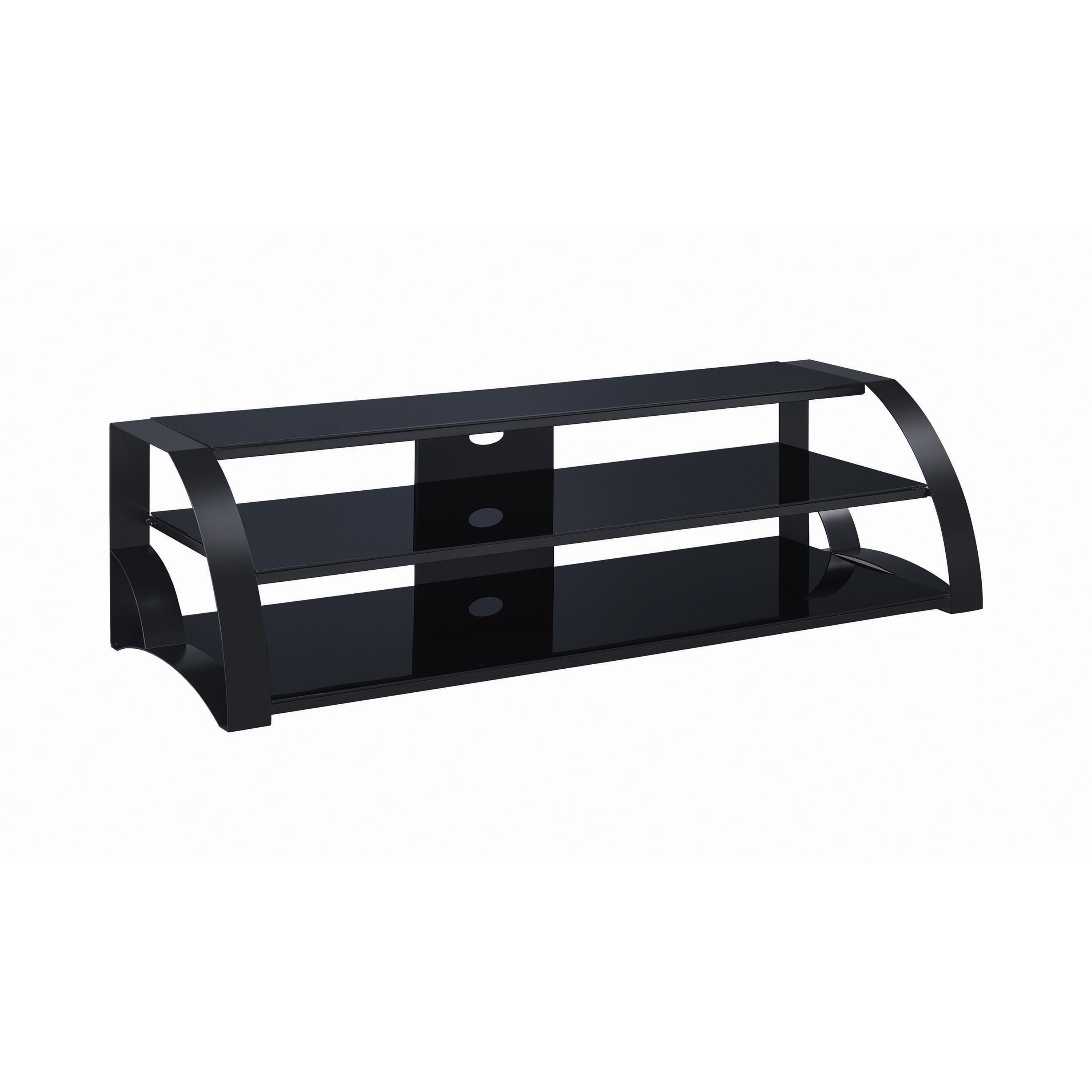 3-tier TV Console Black