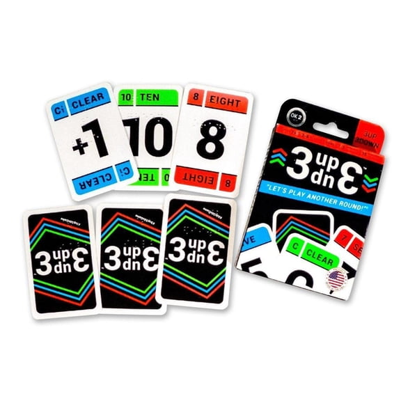 Braille card game 3 up 3 Down