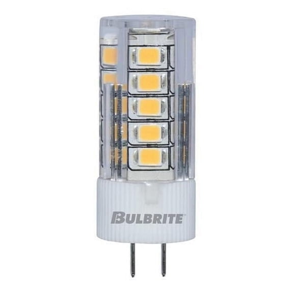 3 watt 12V Clear JC LED Mini Light Bulbs with Bi-Pin G4 Base, 3000K Soft White Light, 280 Lumens - Pack of 3