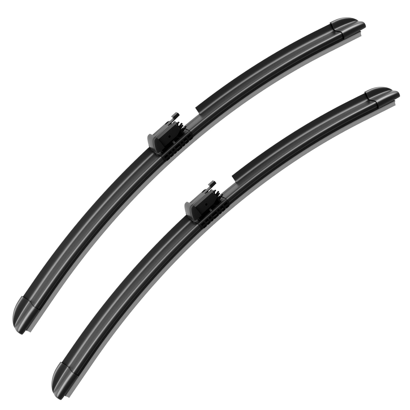 LADEWEU® 3 Wipers 24"+20" Sprayer Wiper Blades Automotive Front Windshield Wipers Replacement for Volvo V60 2019 2020 2021 2022,Not Heated Easy DIY Install (Set of 2)