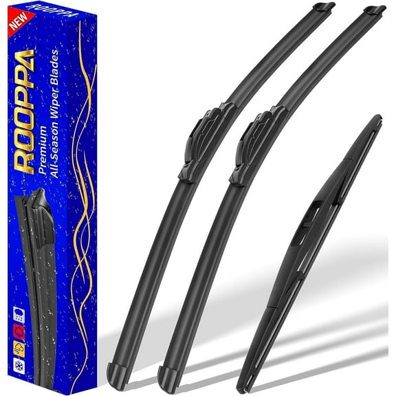 3 wipers Replacement for 2012-2018 Subaru Forester/2015-2019 Subaru Outback, Windshield Wiper Blades Original Equipment Replacement - 26"/17"/14" (Set of 3) U/J HOOK