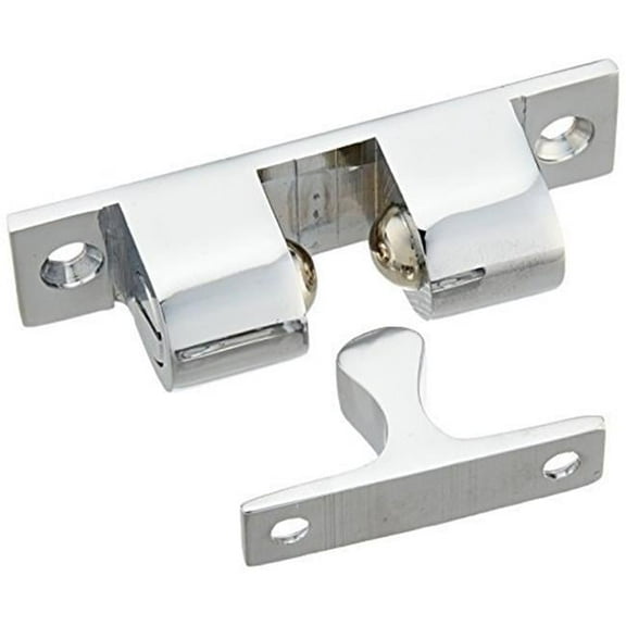 3 x 0.75 in. Ball Tension Catch Solid Brass-US26