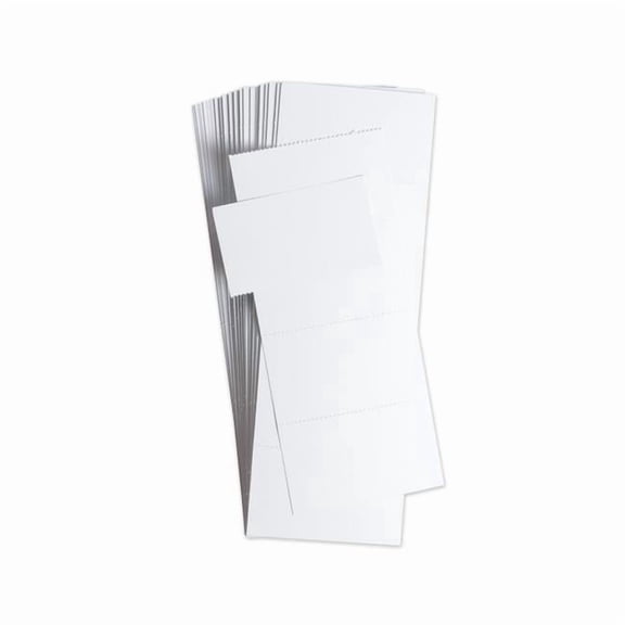 3 x 1.75 in. Refill Replacement Sheet Data Card, White