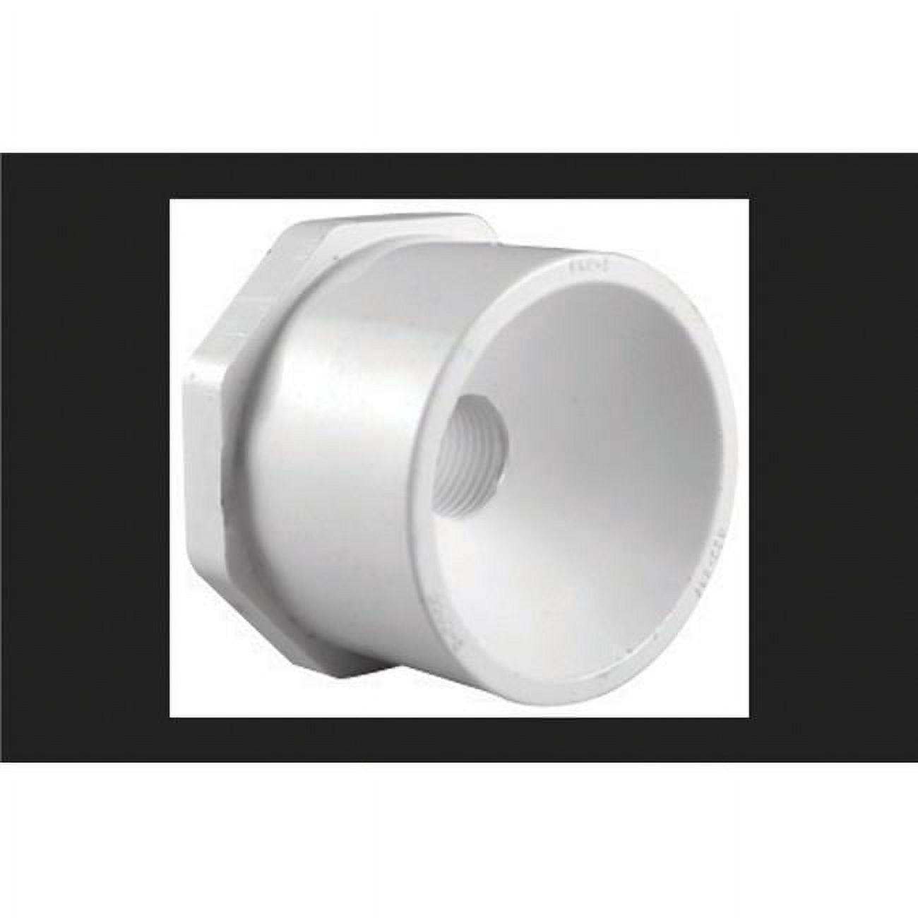 3 x 1 in. PVC Pipe Reducing Bushing, Schedule 40 - White - Walmart.com