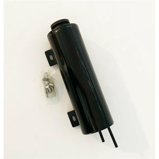 Large Radiator Overflow Tank 3 x 10 in. Stainless Steel Radiator Overflow Tank, Black - Walmart.com
