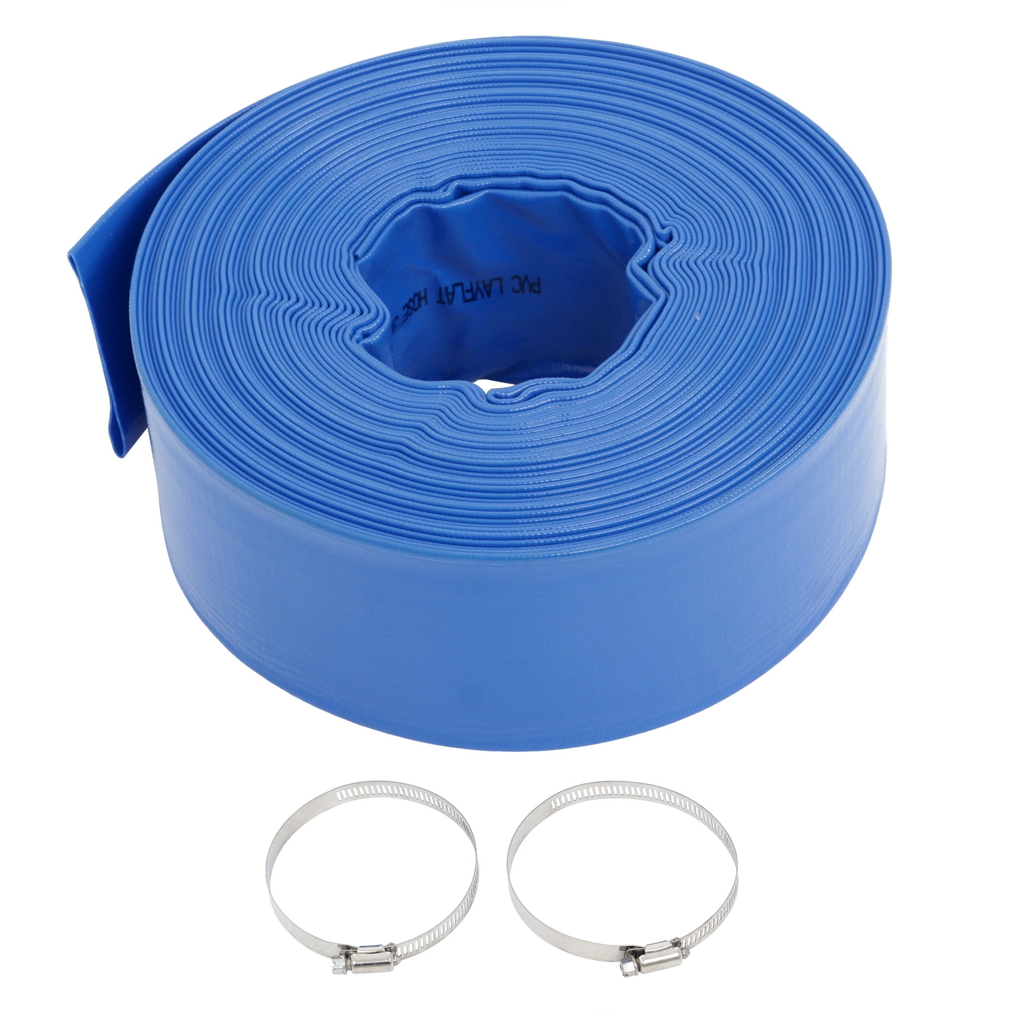 3" x 100FT Heavy Duty Discharge Hose For Pool Backwash with Two Hose Collets
