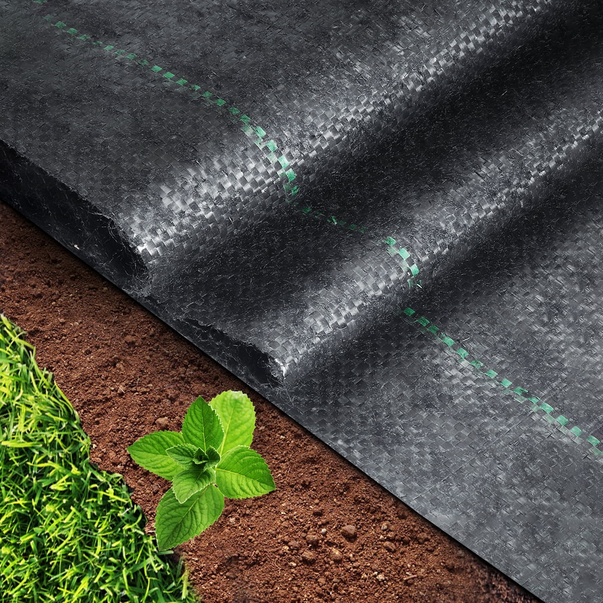 3 x 100ft 5oz Pro Garden Weed Barrier Landscape Fabric Durable & Heavy