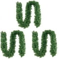 thumbnail image 1 of 3 x 10FT Artificial Christmas Garland for Outdoor Indoor, Soft Green Holiday Home Garden, Wedding Party Decorations, 1 of 6
