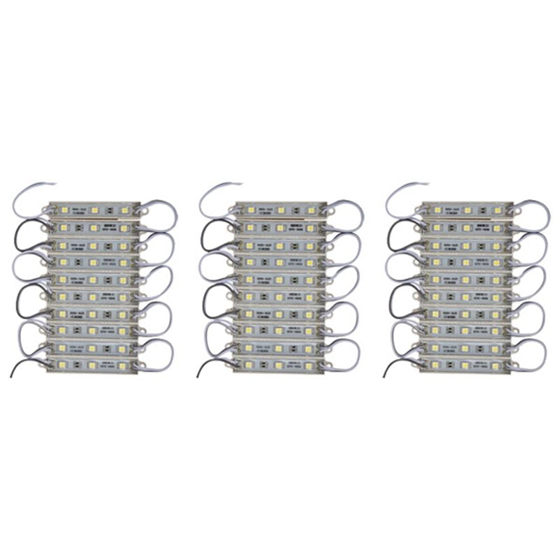 Led String Led Module 3 x 10Pcs 5050 SMD 3 LED Module LED Strip String Light Waterproof DC ...