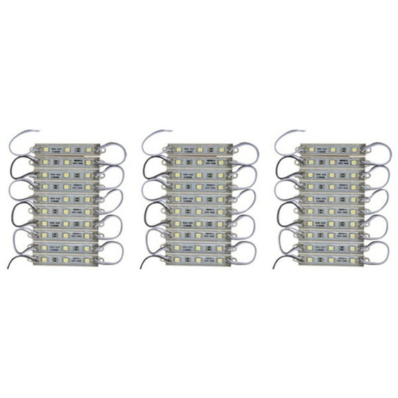 3 x 10Pcs 5050 SMD 3 LED Module LED Strip String Light Waterproof DC 12V Cool White