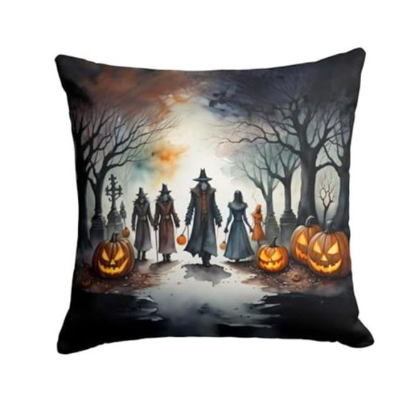 3 x 14 x 14 in. Vampires Spooky Halloween Throw Pillow