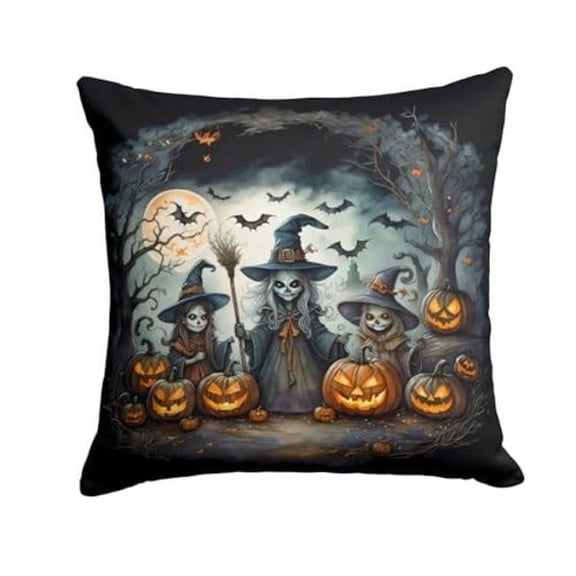 3 x 14 x 14 in. Witches Spooky Halloween Throw Pillow