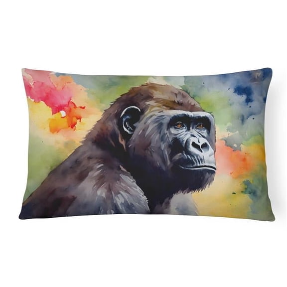 3 x 16 x 12 in. Gorilla Throw Pillow