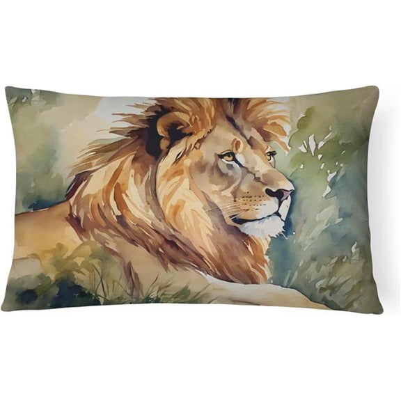 3 x 16 x 12 in. Lion Throw Pillow
