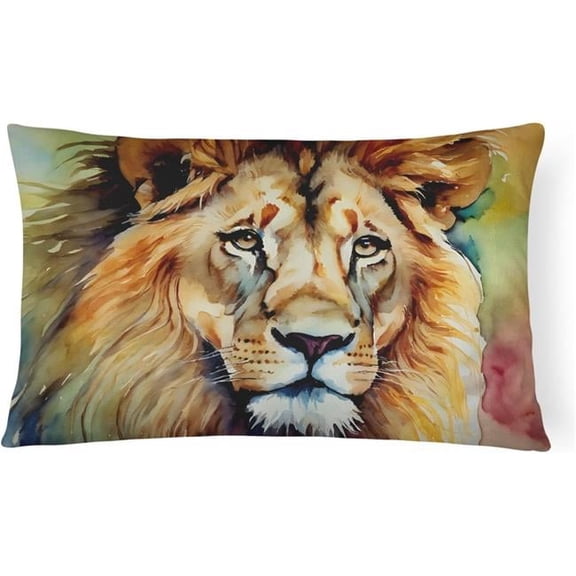 3 x 16 x 12 in. Lion Throw Pillow