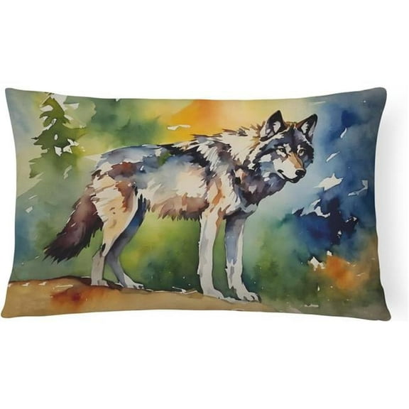 3 x 16 x 12 in. Unisex Wolves Wolf Throw Pillow