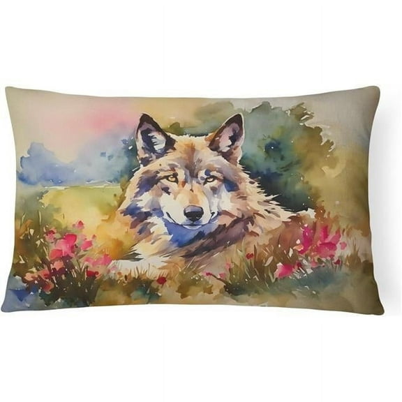 3 x 16 x 12 in. Unisex Wolves Wolf Throw Pillow