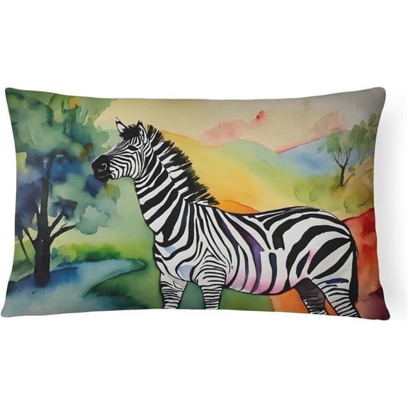 3 x 16 x 12 in. Unisex Zebra Throw Pillow