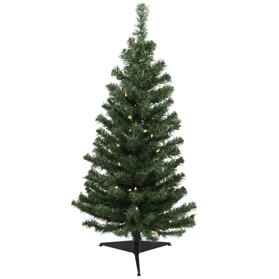 Northlight Pre-Lit Medium Niagara Pine Artificial Christmas Tree - 3' - Clear Lights