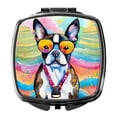 thumbnail image 1 of 3 x 2.75 in. Boston Terrier Hippie Dawg Compact Mirror, 1 of 1