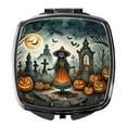 thumbnail image 1 of 3 x 2.75 in. La Llorona Skeleton Spooky Halloween Compact Mirror, 1 of 1
