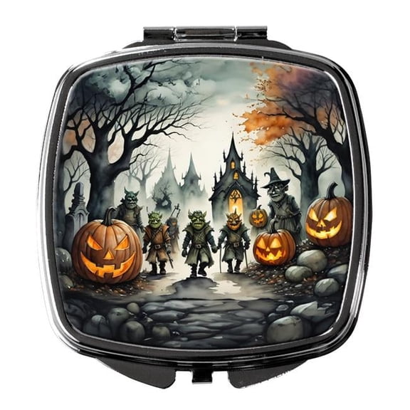3 x 2.75 in. Orcs Spooky Halloween Compact Mirror