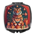 thumbnail image 1 of 3 x 2.75 in. Tiger Christmas Compact Mirror, 1 of 1