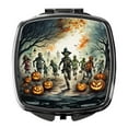 thumbnail image 1 of 3 x 2.75 in. Zombies Spooky Halloween Compact Mirror, 1 of 1