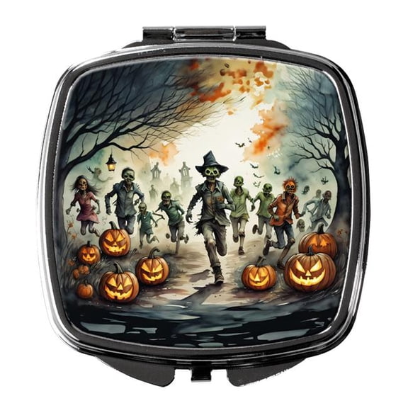 3 x 2.75 in. Zombies Spooky Halloween Compact Mirror